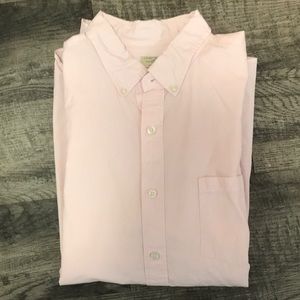 J crew men’s large button down shirt
